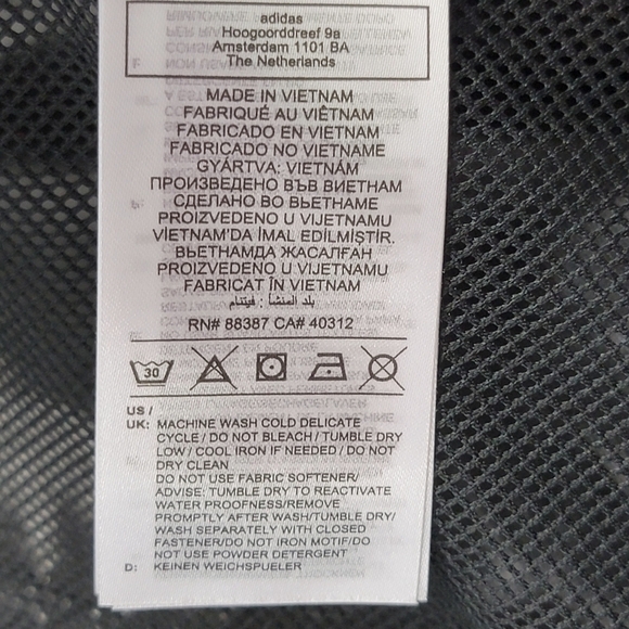 adidas MT RR Jacket PLU Black Women's Size 2X HN5490 Hiking Senderismo New - Picture 13 of 13